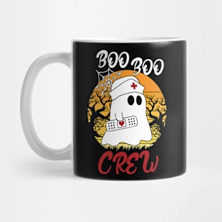 Boo Boo Crew Nurse Shirts Halloween Nurse Shirts for Women Mug